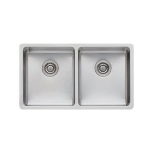 Oliveri Stainless Steel Brighton Double Bowl Universal Sink