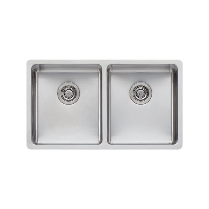 Oliveri Stainless Steel Brighton Double Bowl Universal Sink