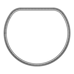 Electrolux Dryer Door Seal Gasket 8581366063114