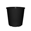Garden City Plastic Grow Plant Pot - Black 118mm