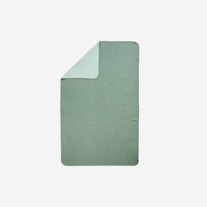Decathlon - Microfibre Towel Size Xl 110 X 175 Cm - Striped Dark Green - No Size