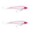 2x Rapala 17cm X Rap Magnum Stick Slow Sink Bait Fishing Lures - Hot Pink UV