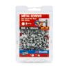 Zenith 8G x 12mm Galvanised Hex Head Metal Screws - 100 Pack
