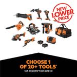 AEG 18V FUSION/Brushless 9-Piece 5.0Ah FORCE Kit