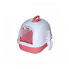 Yes4pets Portable Hooded Cat Litter Box With Tray Handle And Scoop Red