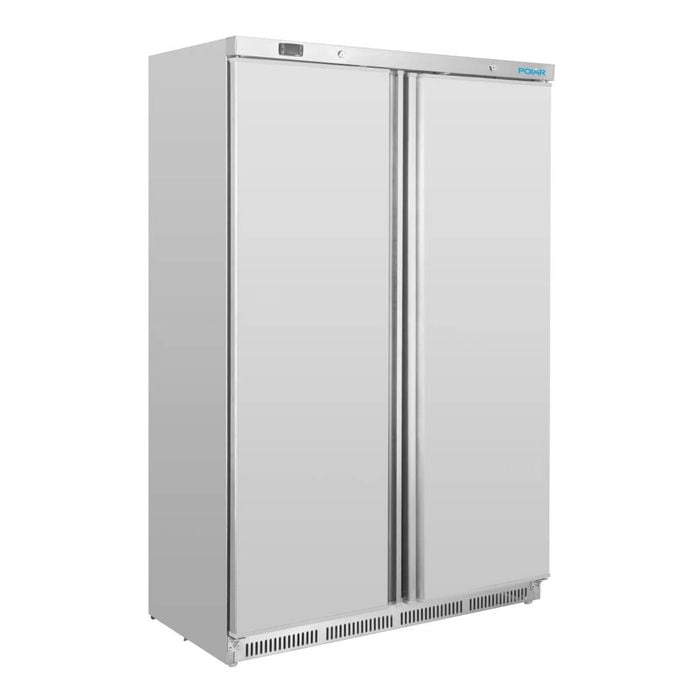 Polar C-series Double Door Freezer Stainless Steel - Cz784-a