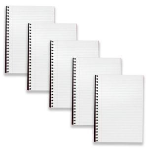 5pc Spirax Kode 512 A4 Hard Cover Spiral Notebook Writing Stationery 160-pages