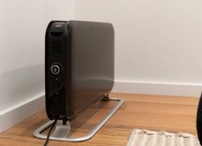 An image of a black oil filled radiator.