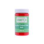 Crafted 300ml Red Project Paint