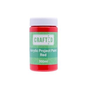 Crafted 300ml Red Project Paint