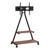 Artiss Mobile Tv Stand Rolling Cart Wheels 32-75" Heavy Duty 133kg Mount Bracket