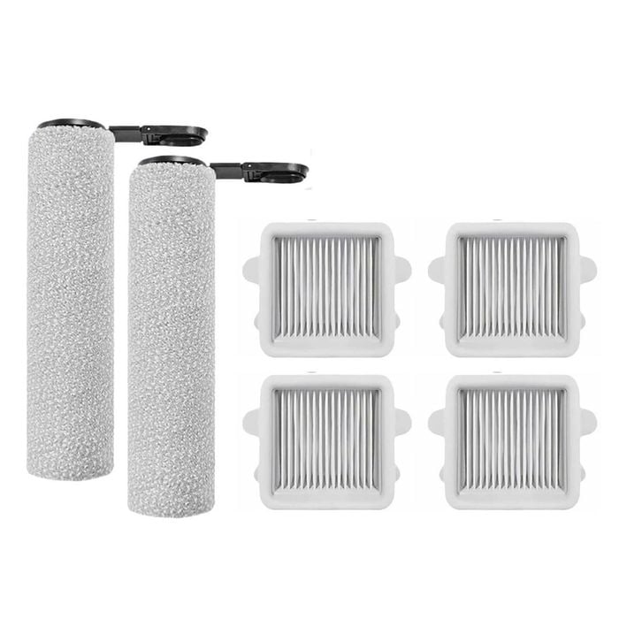 iDeer Life [6 Pack] Replacement Set ( 4 Filter + 2 Rolling Brush)