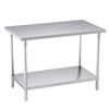Soga 120x70x85cm Stainless Steel Prep Bench