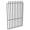 ProtectorAl 800 - 1200 x 1800mm Palladium Silver Aluminium Batten Pool Gate