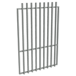 ProtectorAl 800 - 1200 x 1800mm Palladium Silver Aluminium Batten Pool Gate