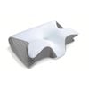 NNEOBA 2-in-1 Ergonomic Memory Foam Cervical Pillow Orthopedic Neck Support Grey