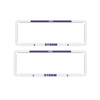 2x OFFICIAL NRL Melbourne Storm Car Number Plate Frame Cover Surround