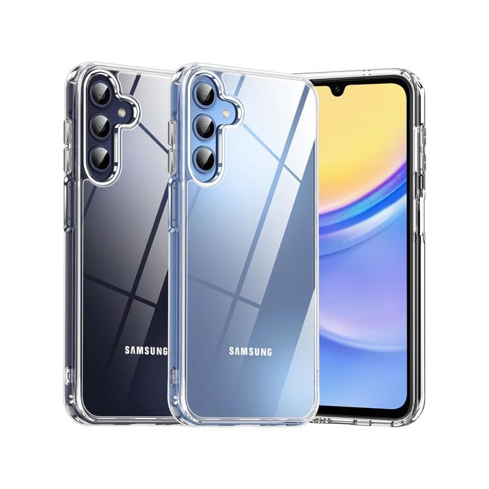 MEZON Galaxy A15 5G Ultra Slim Clear TPU Gel Back Case