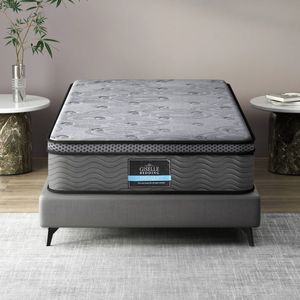 Giselle Bedding Reverie Series 26cm King Single Euro Top Mattress with Memory Foam