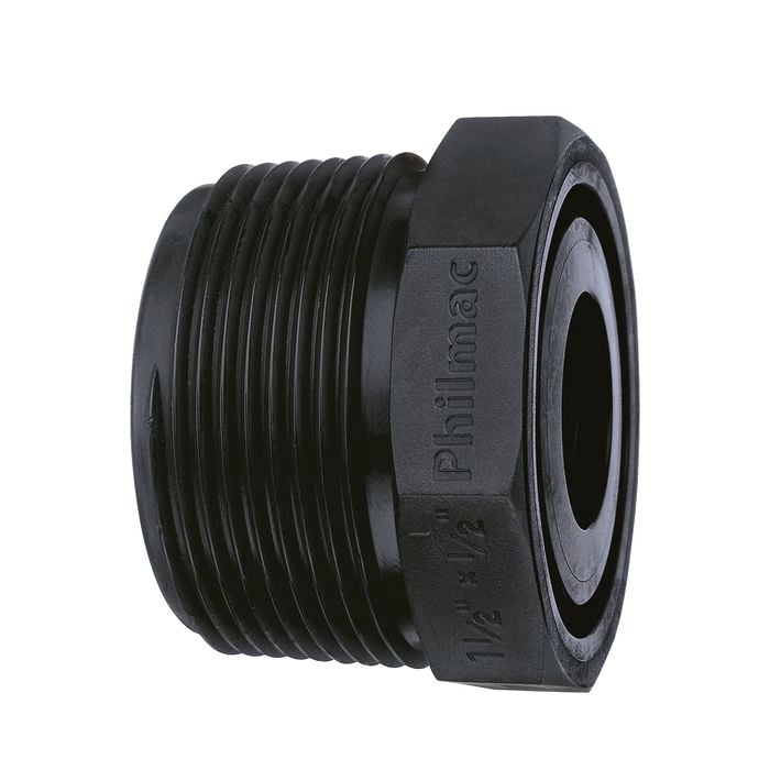 Philmac 1-1/2" x 1-1/4" BSP Thread Pipe Bush