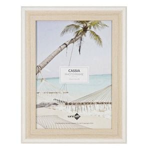 Unigift Cassia Glass Home Decor Picture Photo Frame A4 Natural Beige