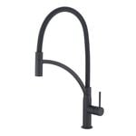 Mondella 25mm Black Matte Resonance Side Lever Pull Down Sink Mixer