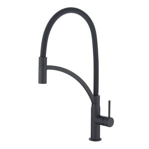 Mondella WELS 5 Star 6L/min 35mm Matte Black Resonance Side Lever Pull Down Sink Mixer