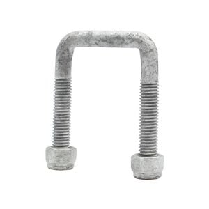 Sunrise U-bolts With Nyloc Nut 1/2" Galvanised - 50mm Square, 80mm - Ub50s80g