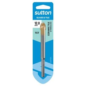 Sutton Tools 12.0mm Glass and Tile Drill Bit