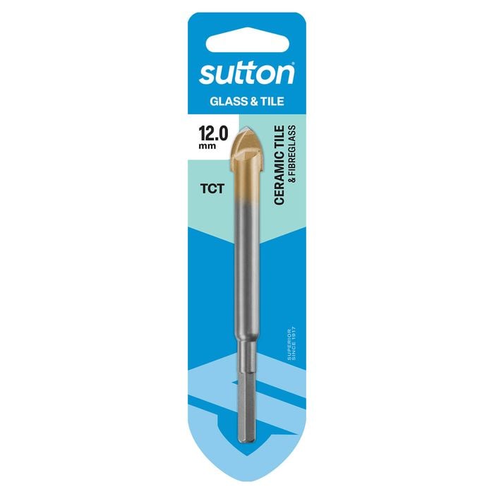 Sutton Tools 12.0mm Glass and Tile Drill Bit