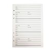 Cumberland A5 6-Ring Binder Adress Book Refill (Pack of 64)