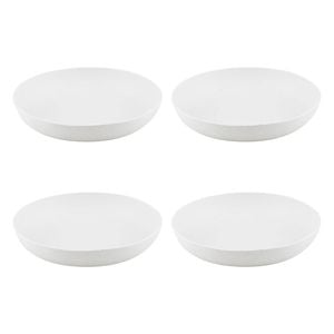 Ladelle Flinders Set of 4 Small Shallow Bowls - White