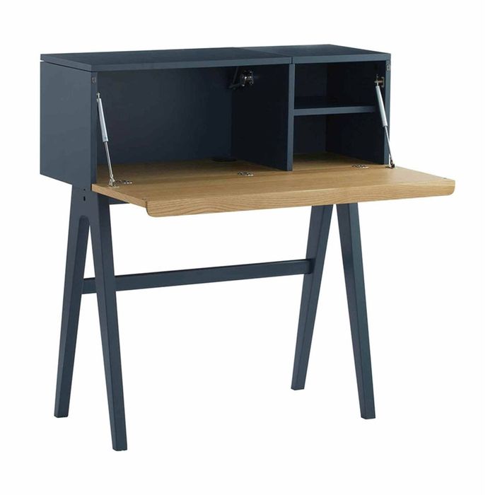 Modern Furniture VALEN Study Desk 96cm - Blue Space & Oak