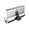 Rolltrak 60mm Chrome High Security Cylinder Lock - 2 Pack 