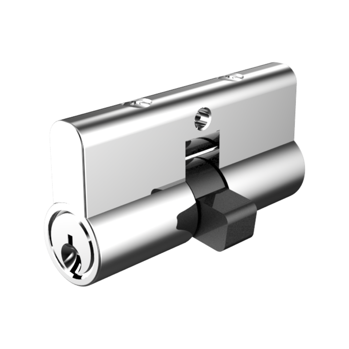 Rolltrak 60mm Chrome High Security Cylinder Lock - 2 Pack 