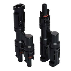 Exotronic 2 to 1 'h' Branch Solar Connector Pair