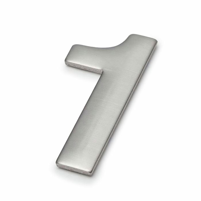 Sandleford 50mm Mode Stainless Steel Self Adhesive House Number 1