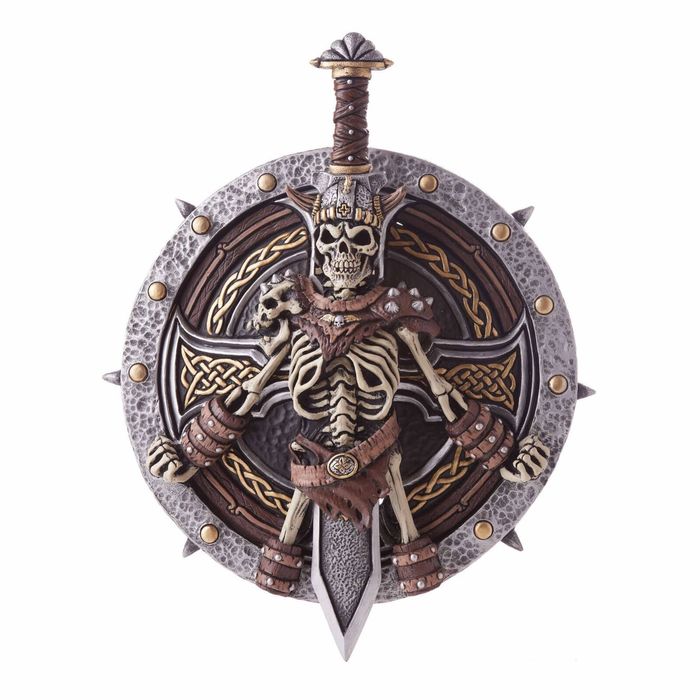 Viking Master Lord Medieval Warrior Men Costume Combat 18" Shield & Sword