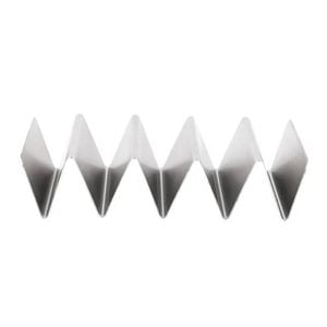 Olympia Taco Holder Stainless Steel 2 Or 3 Compartment 140x100x45mm Mexican Catering Food Display