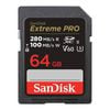 SanDisk Extreme Pro SDXC 64GB Memory Card [SDSDXEP-064G-GN4IN]