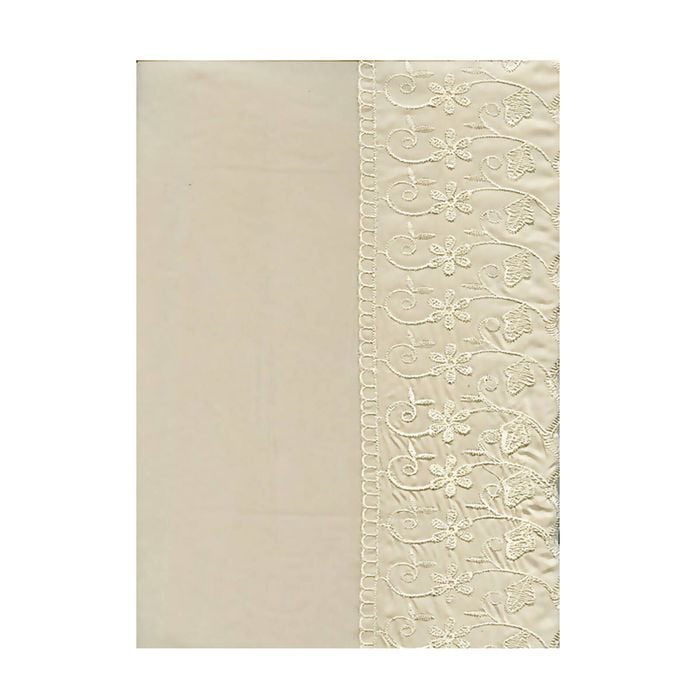 Essentially Home Living Microlace Cream Quilt Cover Set Double