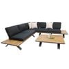 ASHWOOD CORNER LOUNGE SETTING - GREY