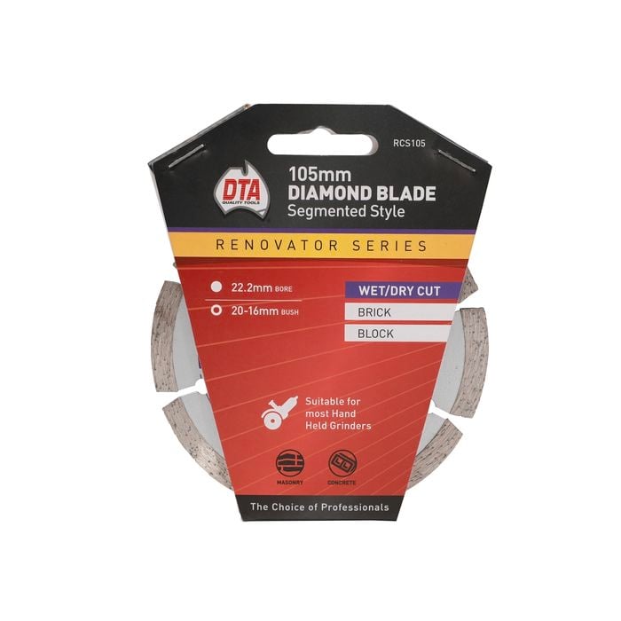 DTA 105mm Renovator Series Segmented Diamond Blade