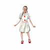More Than Party Kids Halloween Evil Clown Costume Shiny Dress Pom-Poms 6-9y