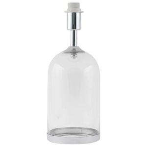 Verve Design 33cm Clear Glass Mira Lamp Base 