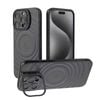 Magnetic Magsafe Case Back Camera Holder Cover - For Apple iPhone 16 Pro Max (Black)