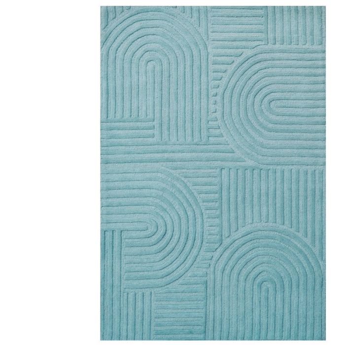 Contemporary Handmade Wool Rug - Unity 6230 - Cashmere Blue - 190x280cm