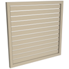 ProtectorAl 300-1000W X 300-1000H Paperbark Aluminium Welded Slat Panel Horizontal 9mm Gap