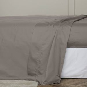 Bedding Co. Flat Sheet 1200TC Egyptian Cotton Simply Taupe Double