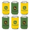 John Deere Can Cooler / Stubbie Holder 12oz Two Sided Logo Set Of 6